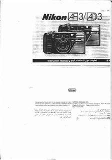 Nikon L 35 AD3 manual. Camera Instructions.